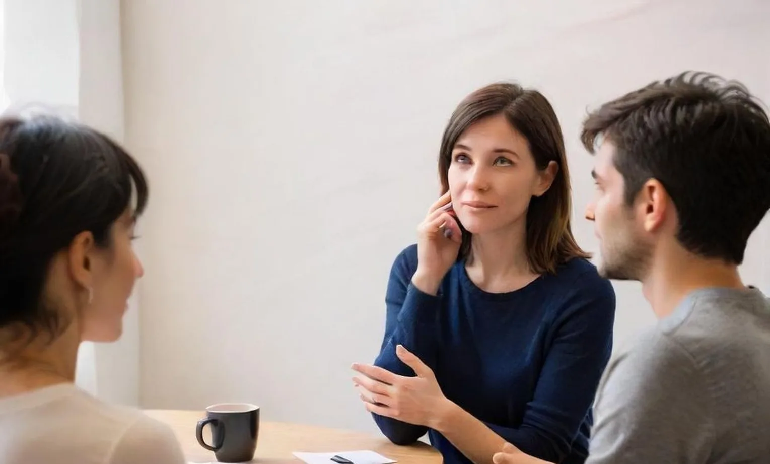 Professional coaching session for introverts